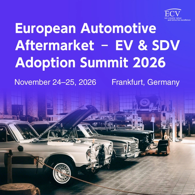 European Automotive Aftermarket – EV & SDV Adoption Summit 2026