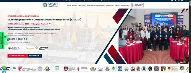 8th International Conference on Multidisciplinary and Current Educational Research (ICMCER)