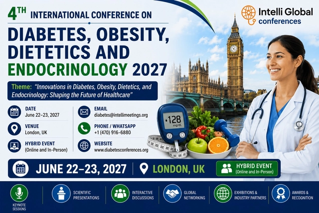 4th International Conference on Diabetes, Obesity, Dietetics and Endocrinology 2027