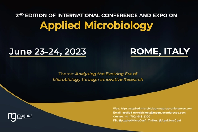 2ndEditionof International Conference and Expo on Applied Microbiology