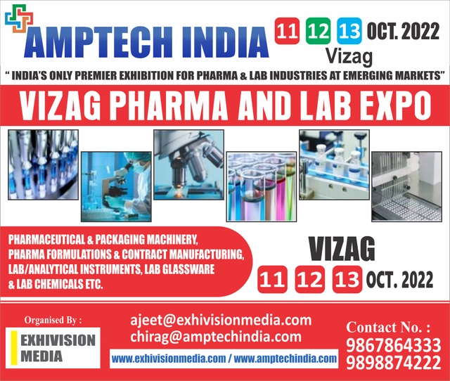 AMPTECH INDIA VIZAG PHARMA AND LAB EXPO