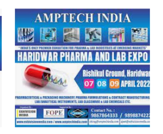 Amptech India Haridwar Pharma and Lab Expo