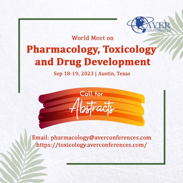 World Meet on Pharmacology, Toxicology & Drug Development