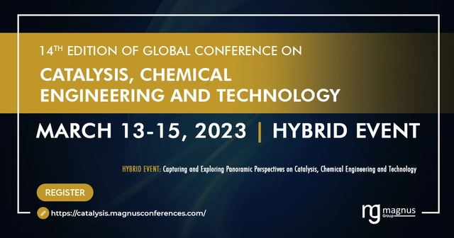 14th Edition of Global Conference on Catalysis, Chemical engineering 