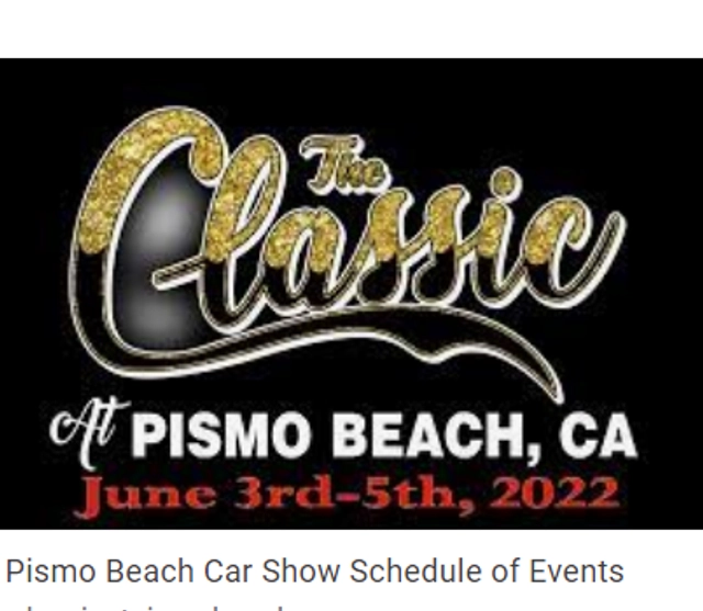 The Classic at Pismo Beach Car Show