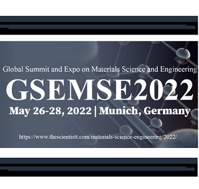 Global Summit and Expo on Materials Science and Engineering (similar event information only)