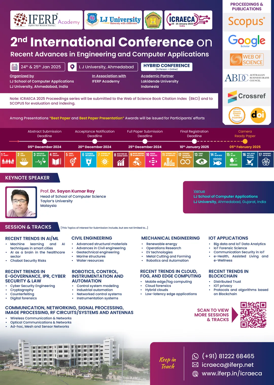 International Conference on Recent Advances in Engineering and Compute 2023
