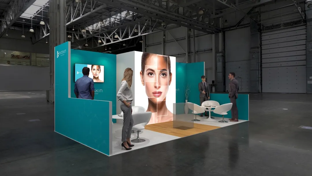 Example of a booth at a tradeshow