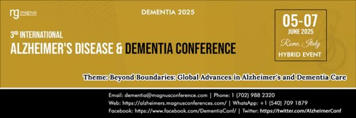3rd International Alzheimer's Disease & Dementia Conference 2025
