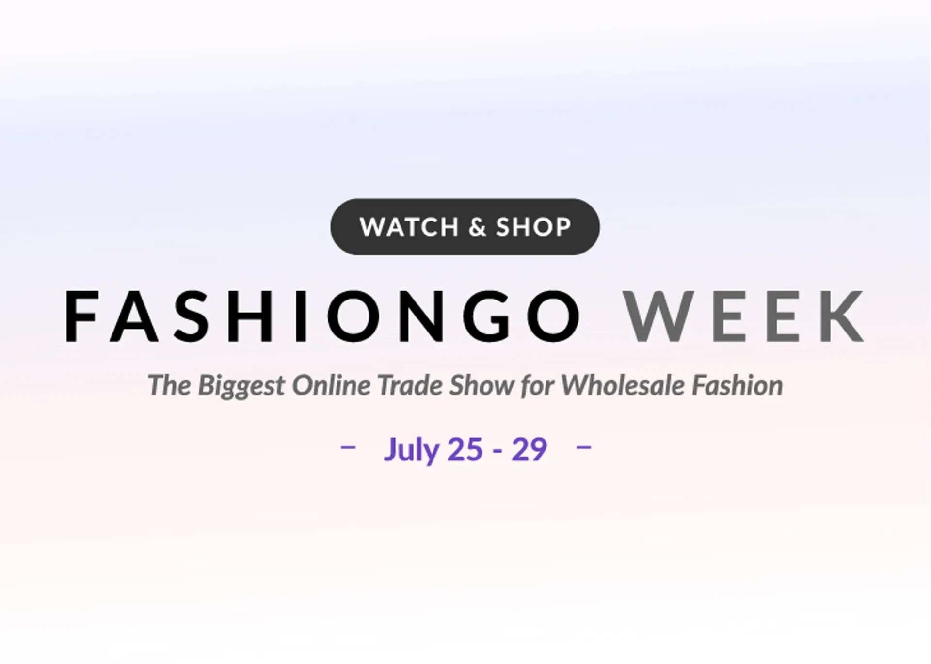 FashionGo Week 2025