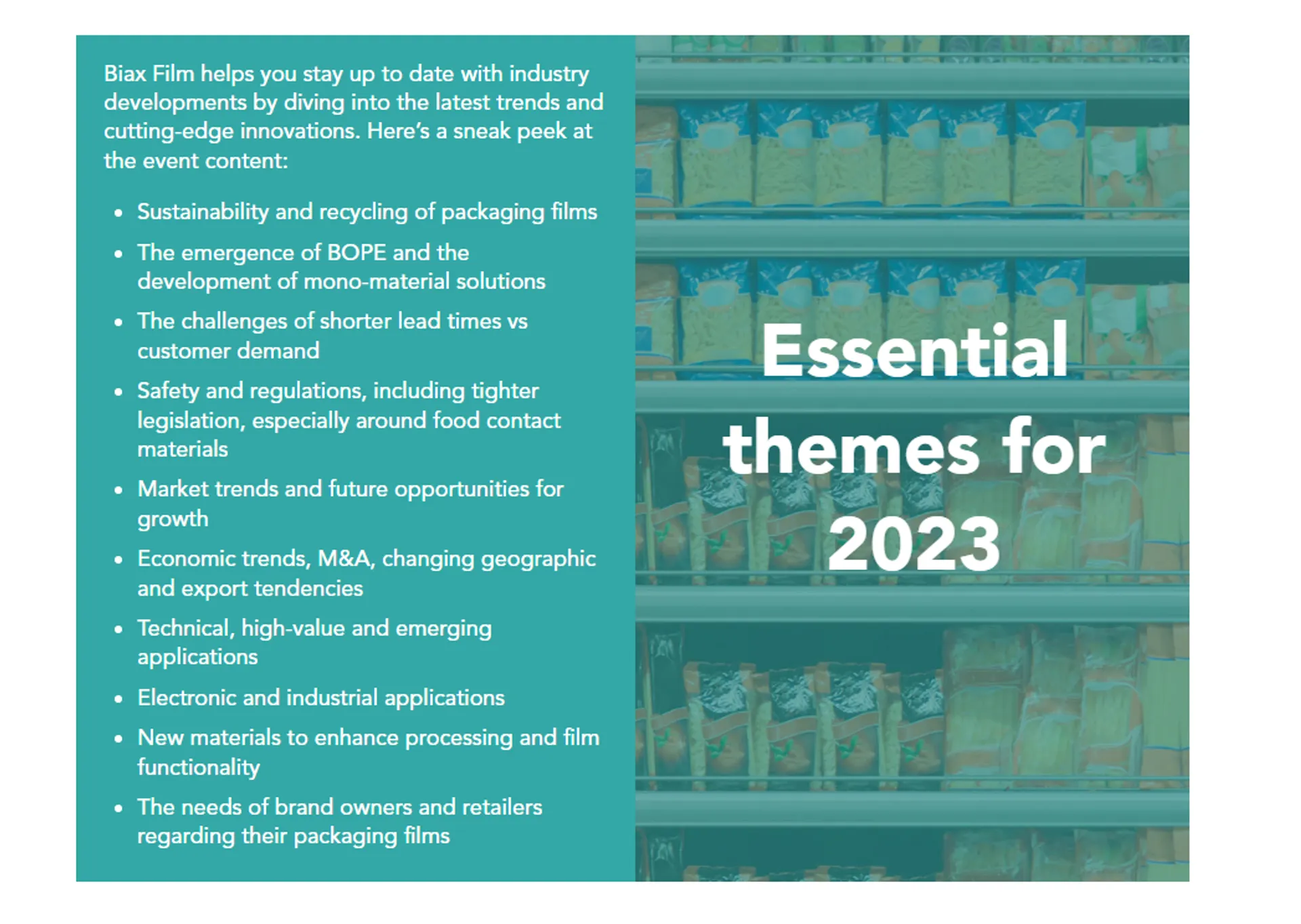 BIAX FILM EUROPE 2025