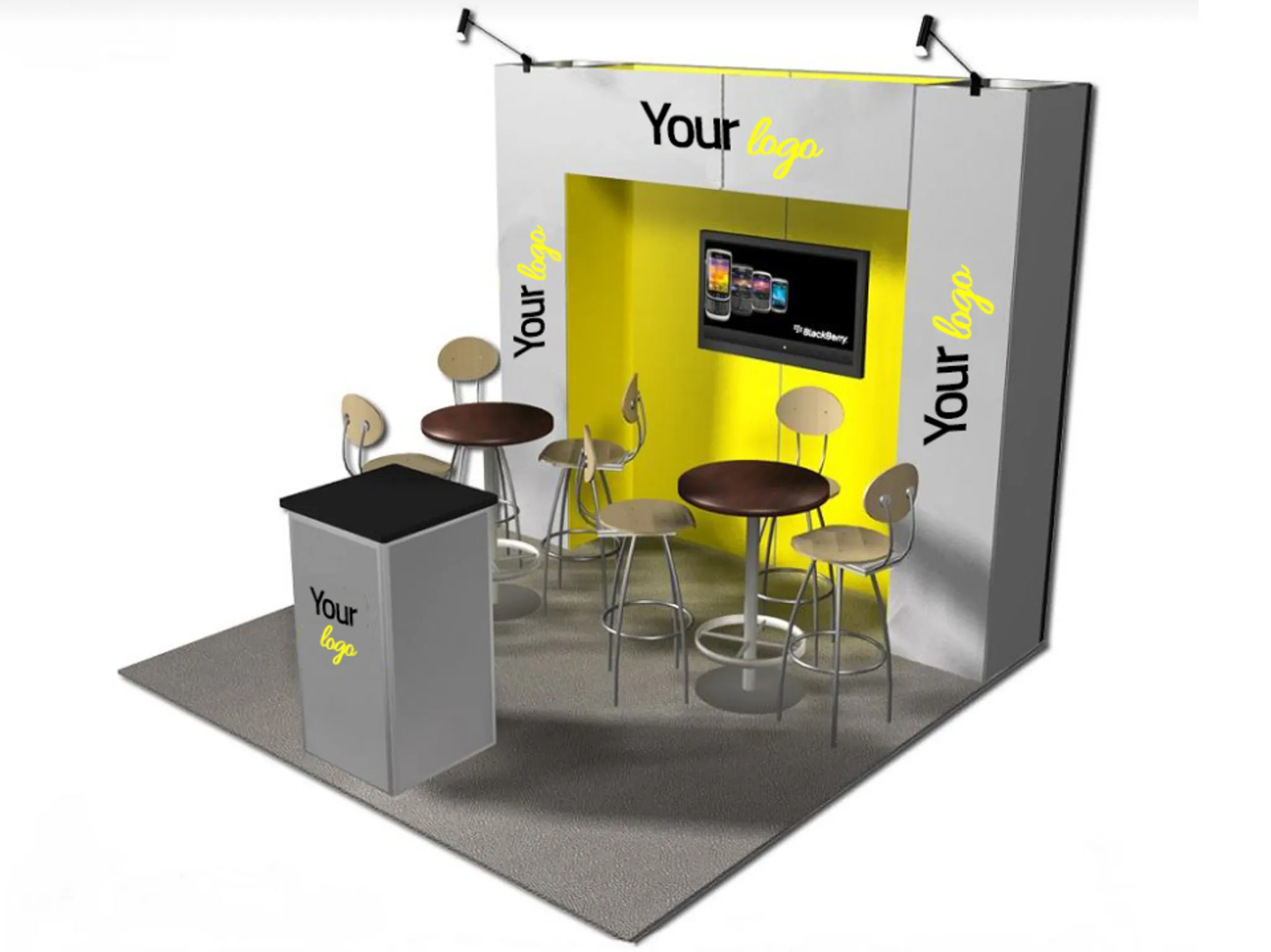 10x10 trade show displays