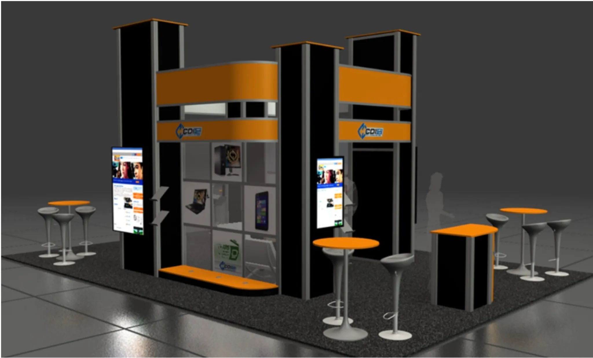 ExpoSystem Exhibition Stand example