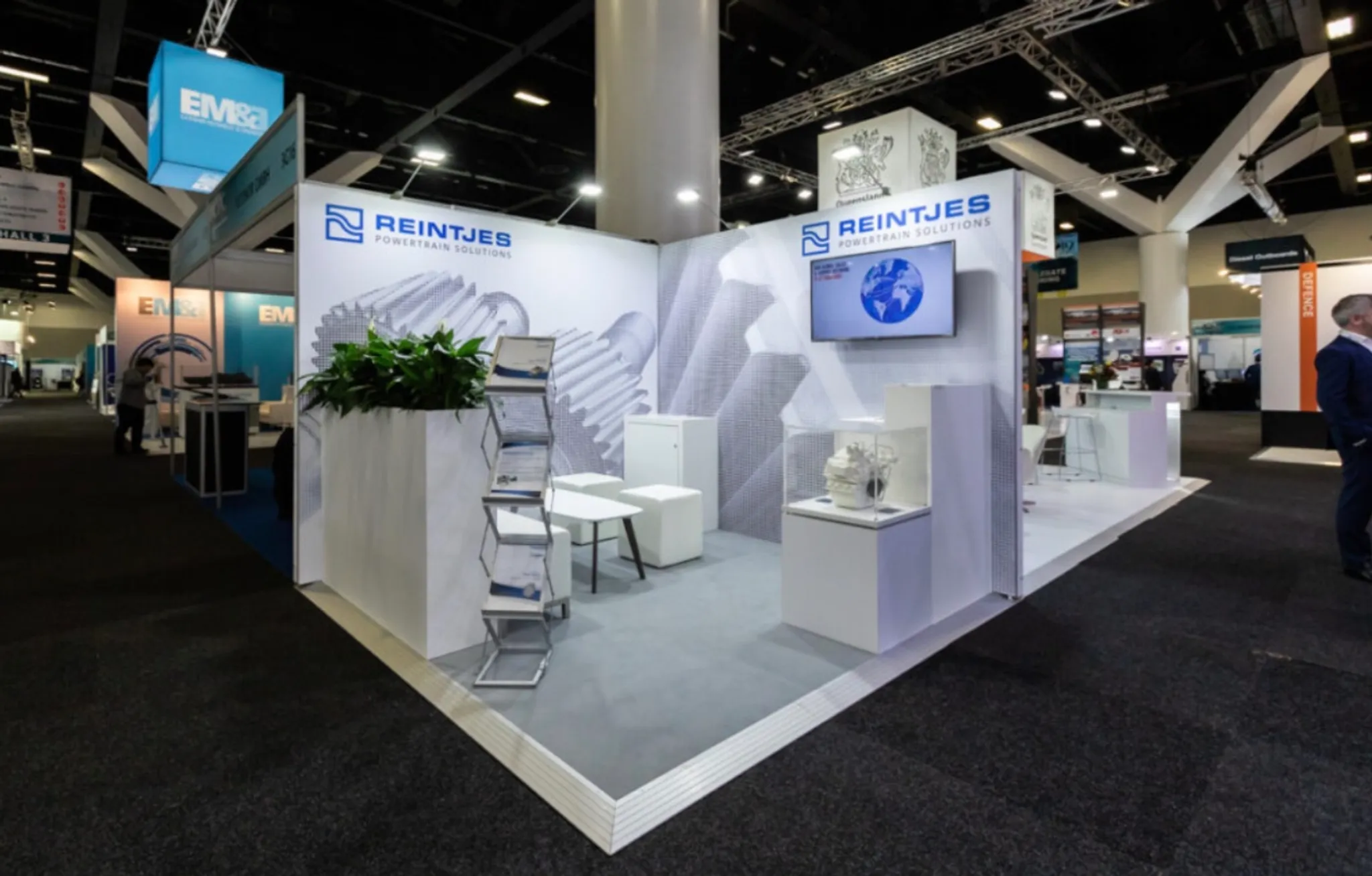 Custom Solutions Group stand