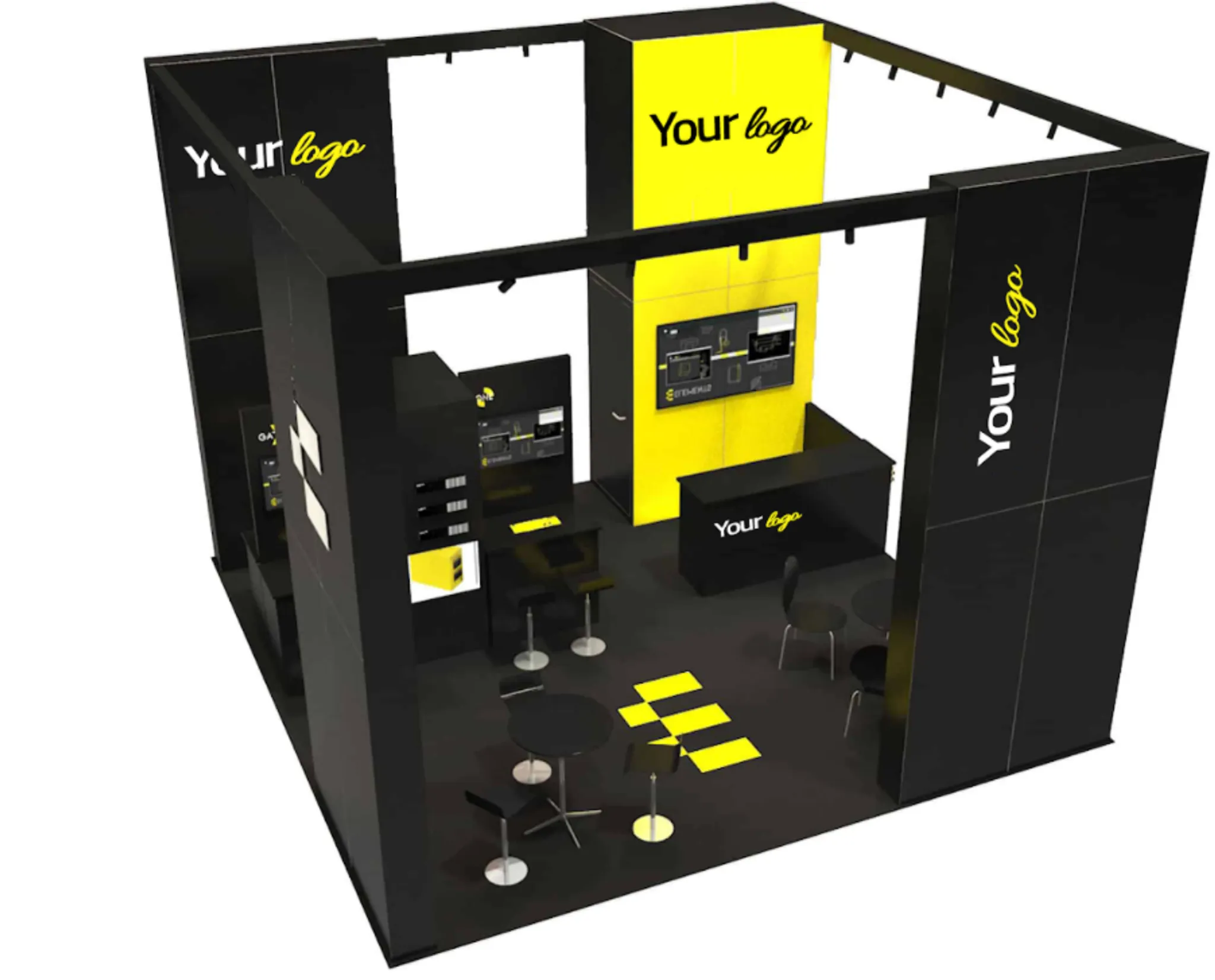 20X20 trade show booth