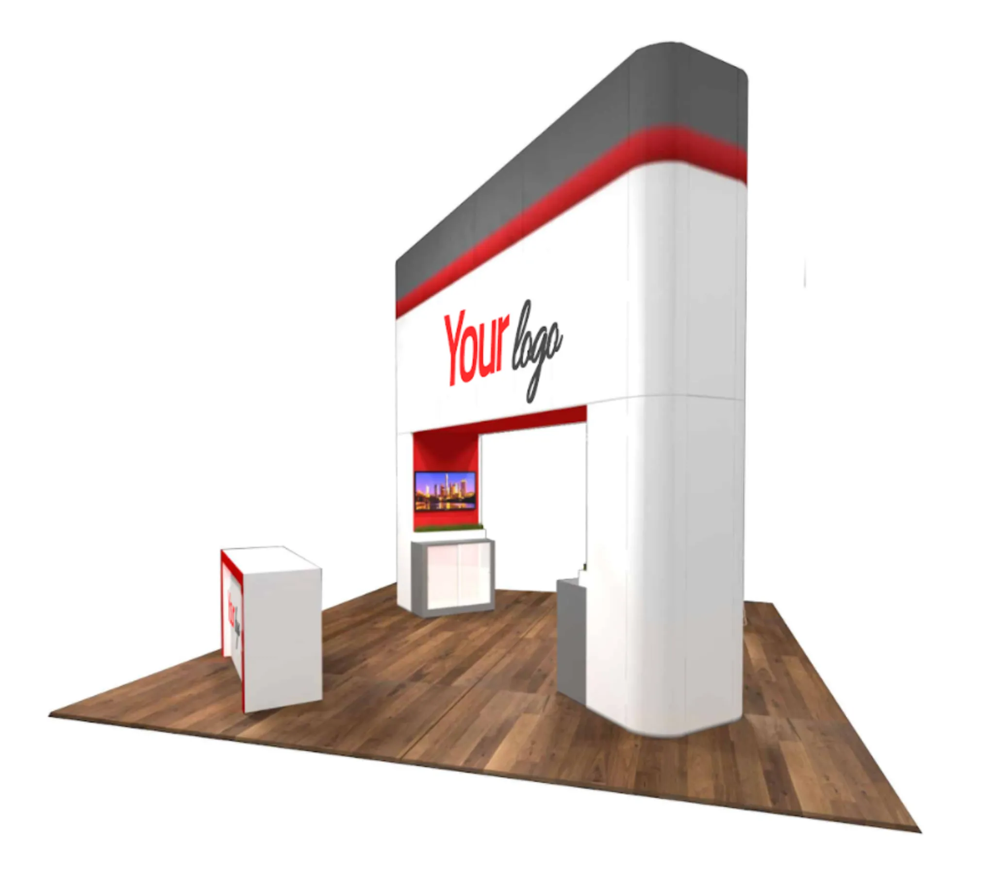 20x20 booth designs