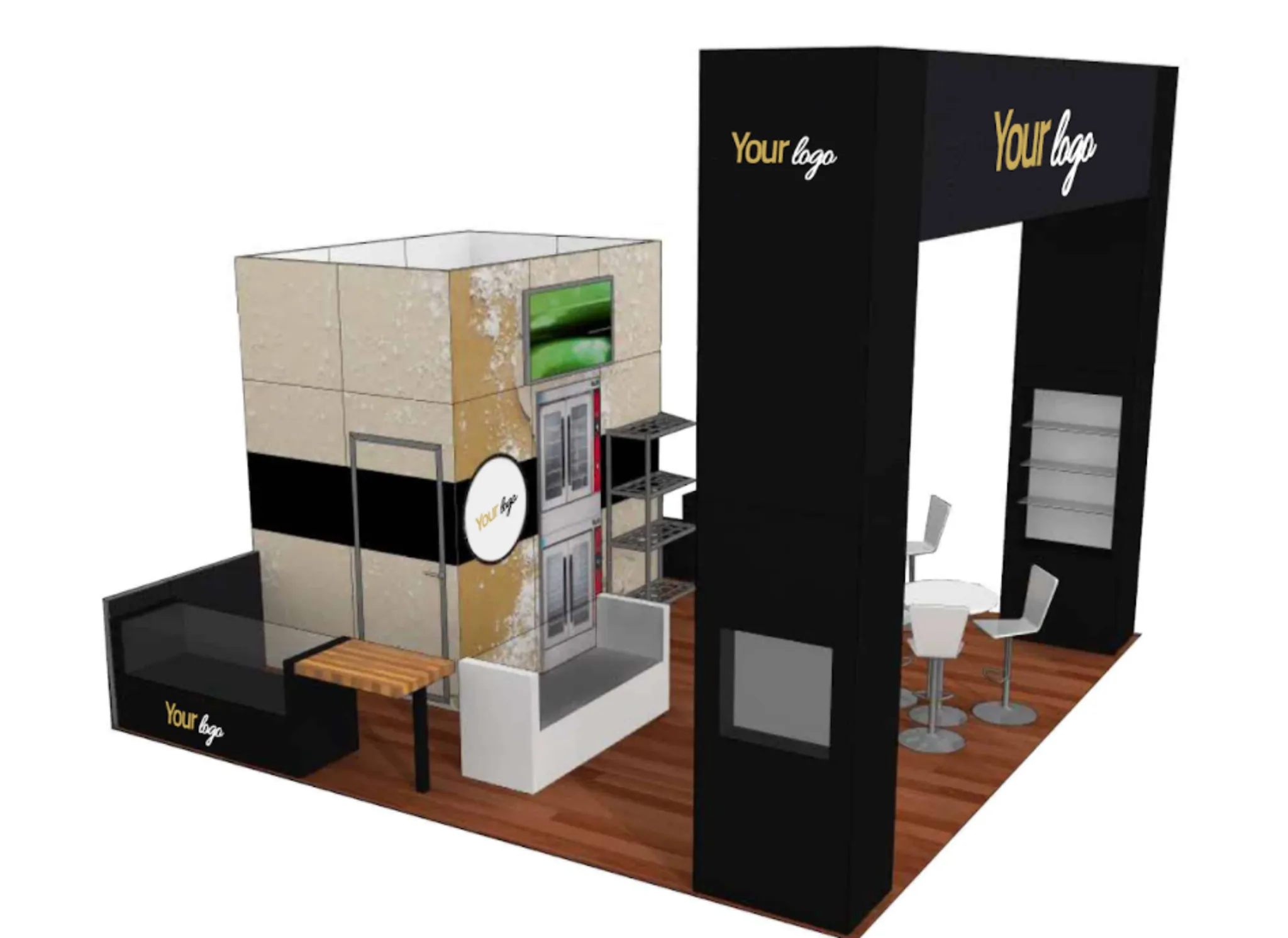 20x20 booth
