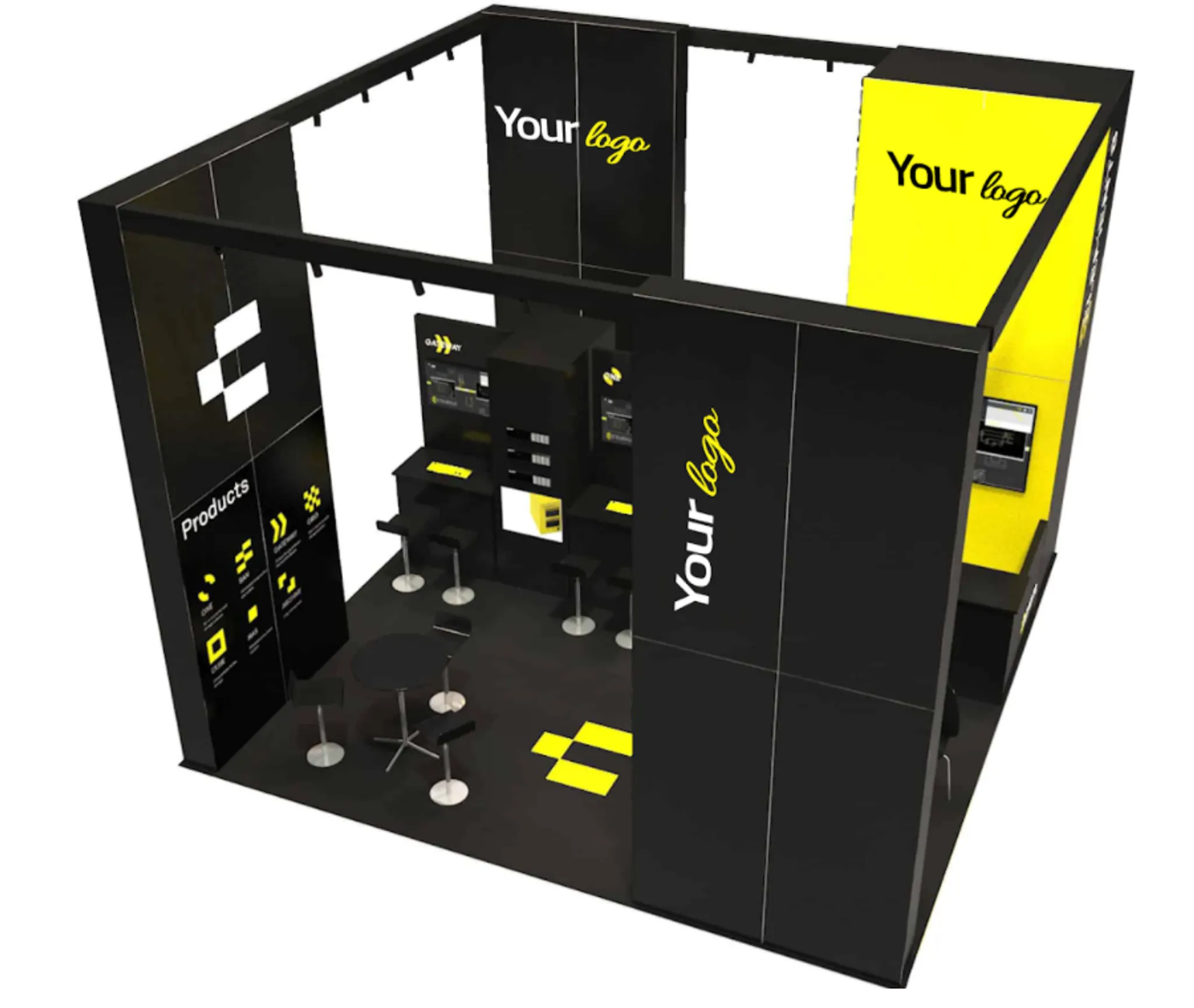 20X20 trade show booth