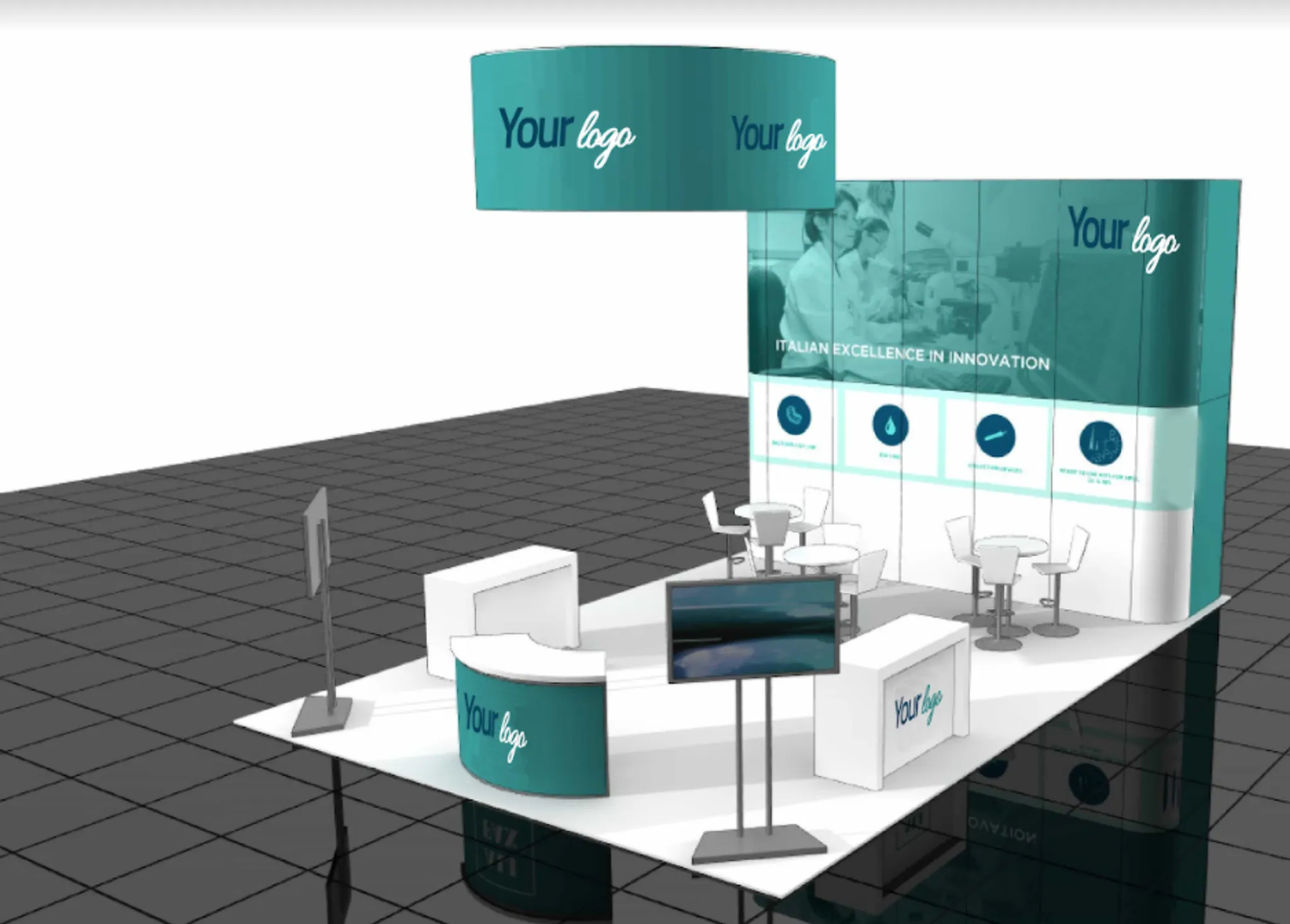 20x30 trade show booth
