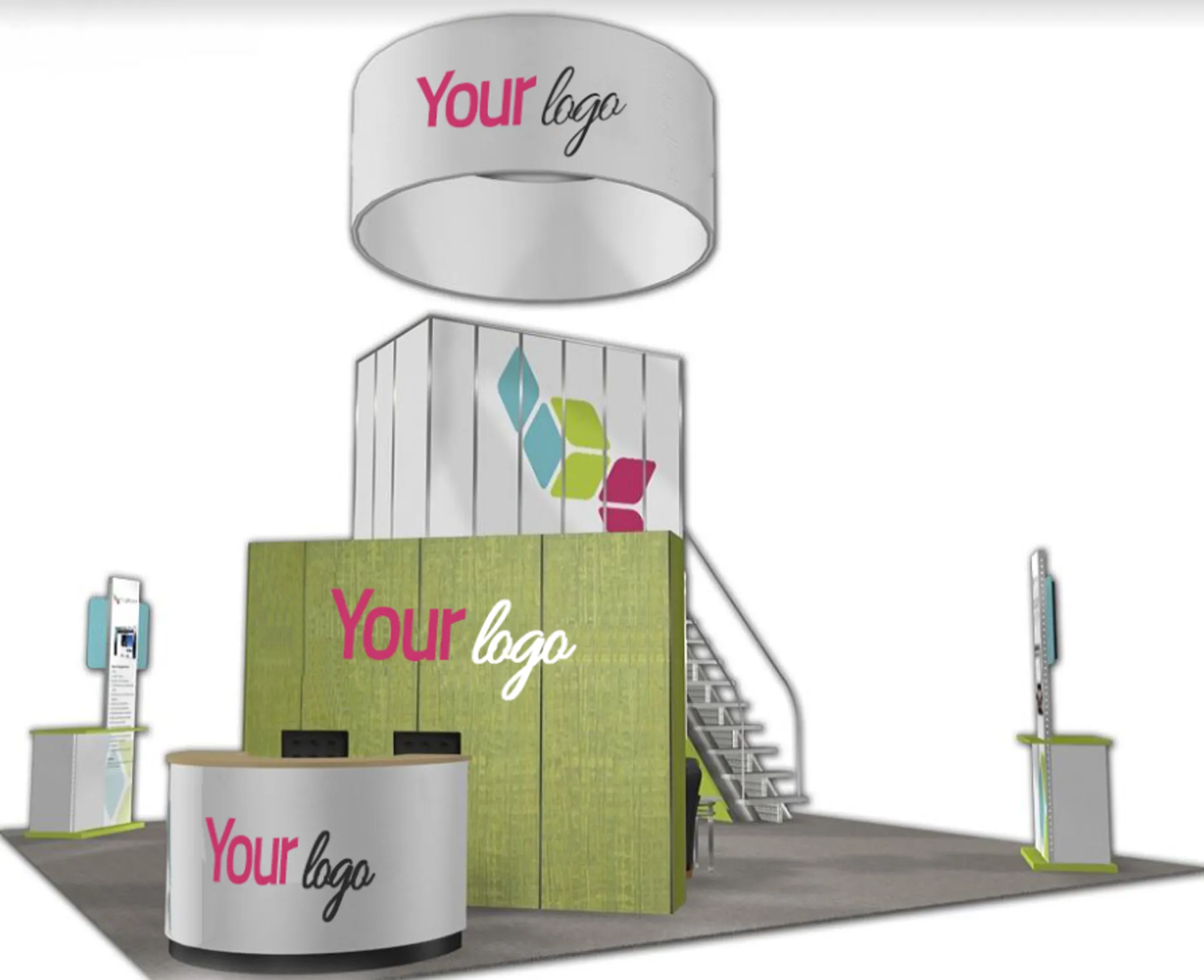  30X30 trade show booth