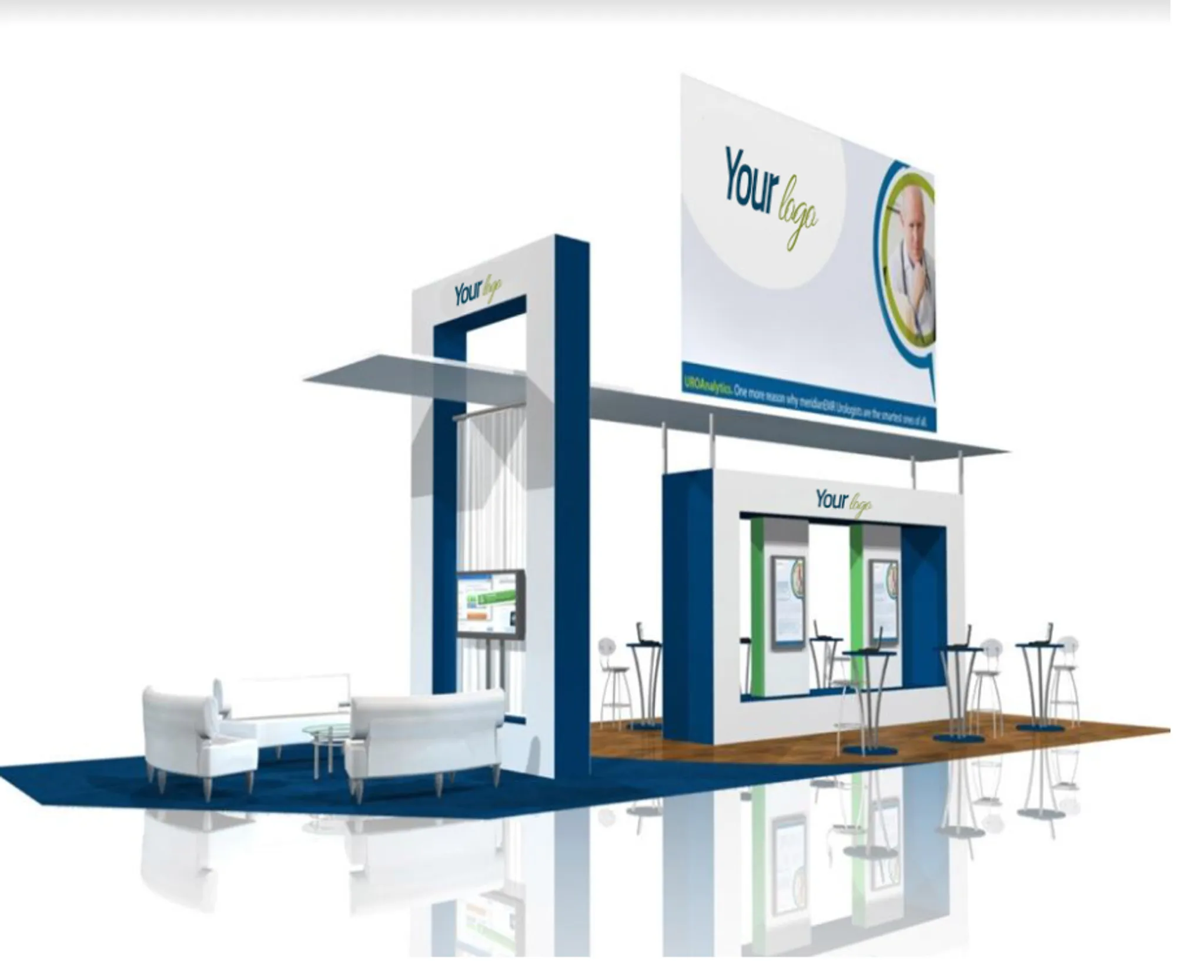 50x30 trade show booth