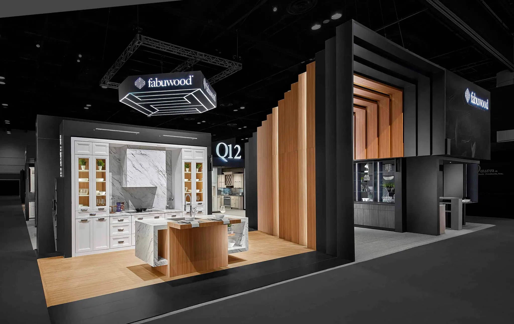 Metro Exhibits 50x50 custom wooden exhibit display