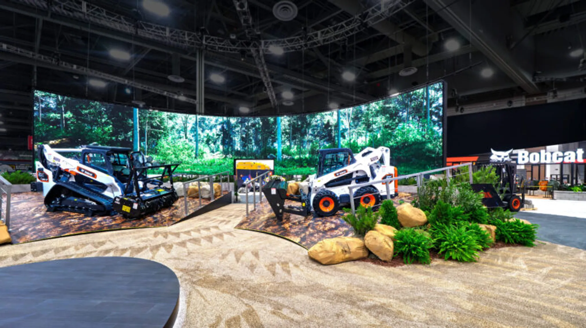 80x80 Island booth design by 3D Exhibits