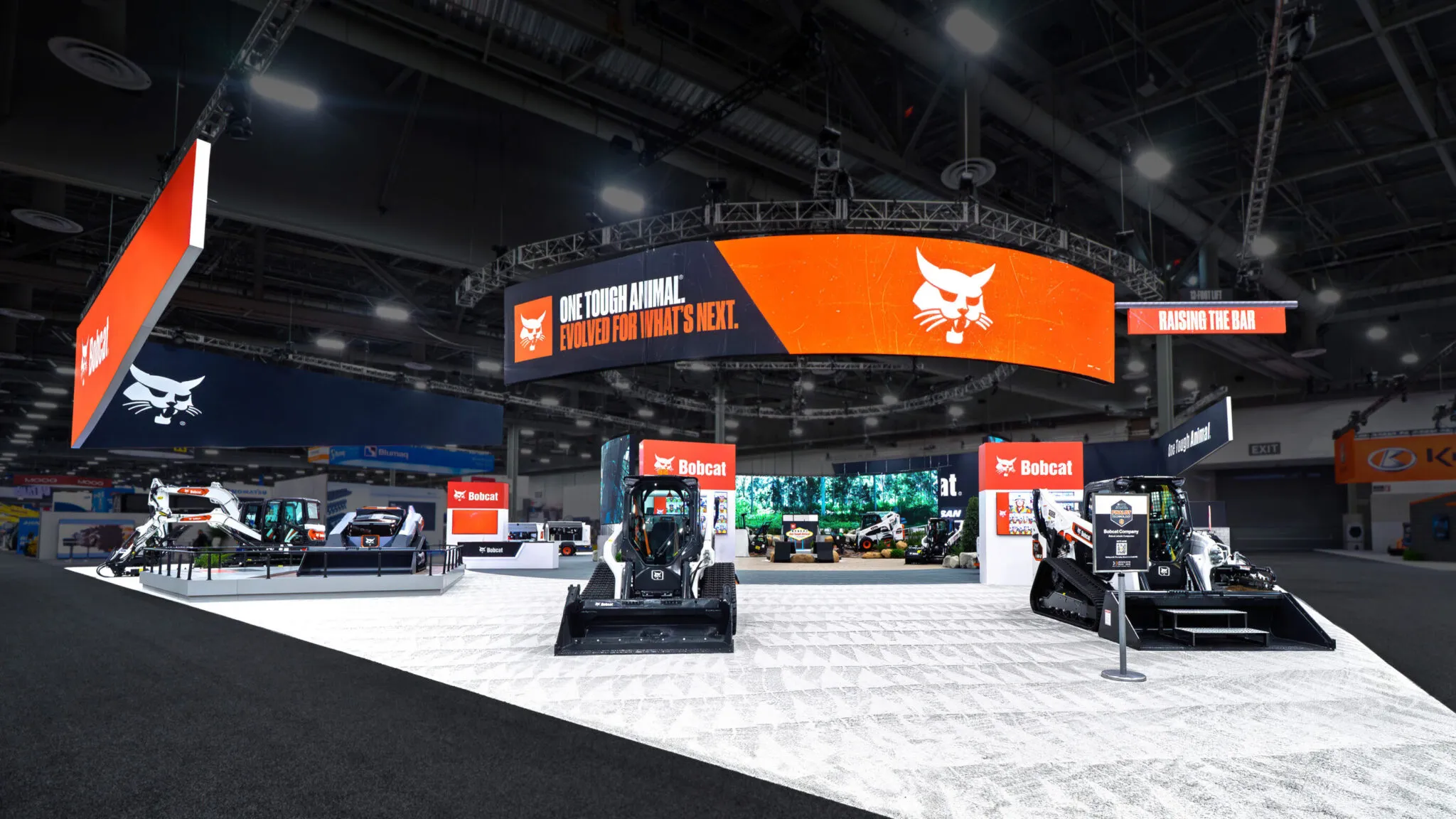 80x80 Island booth design by 3D Exhibits