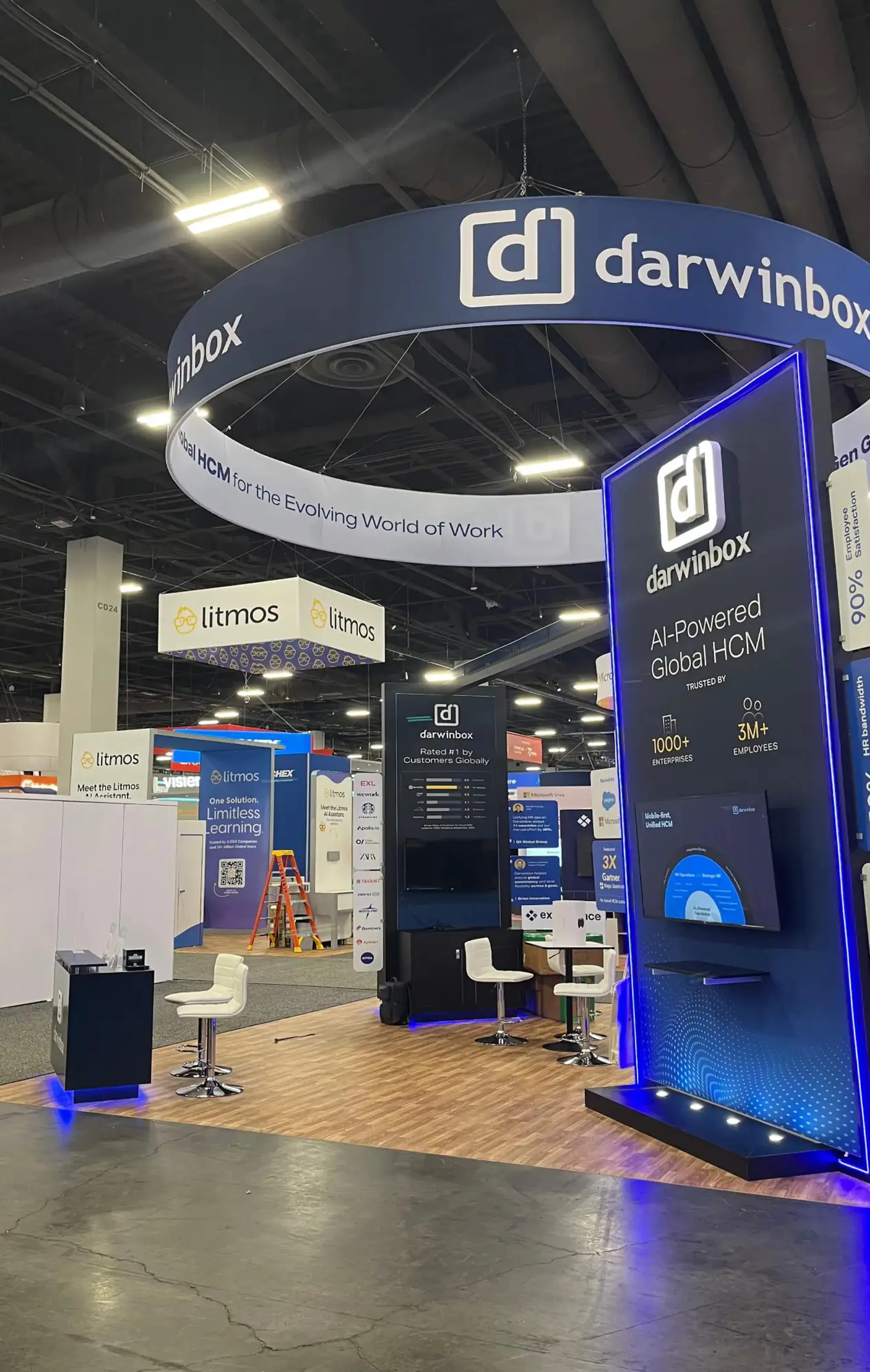 20x20 Island booth design by ABEX Exhibits