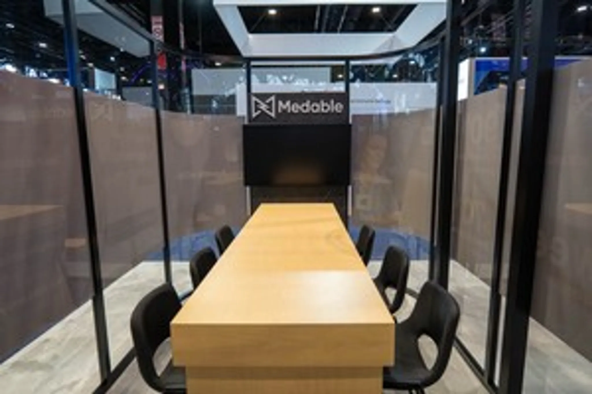30x30 Island booth design by Absolute Exhibits