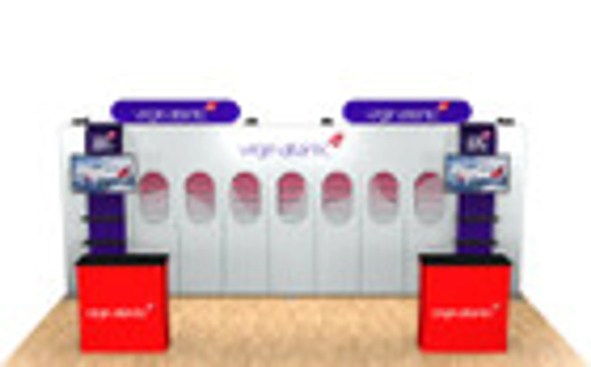 10x20 Inline booth design by Display Overstock