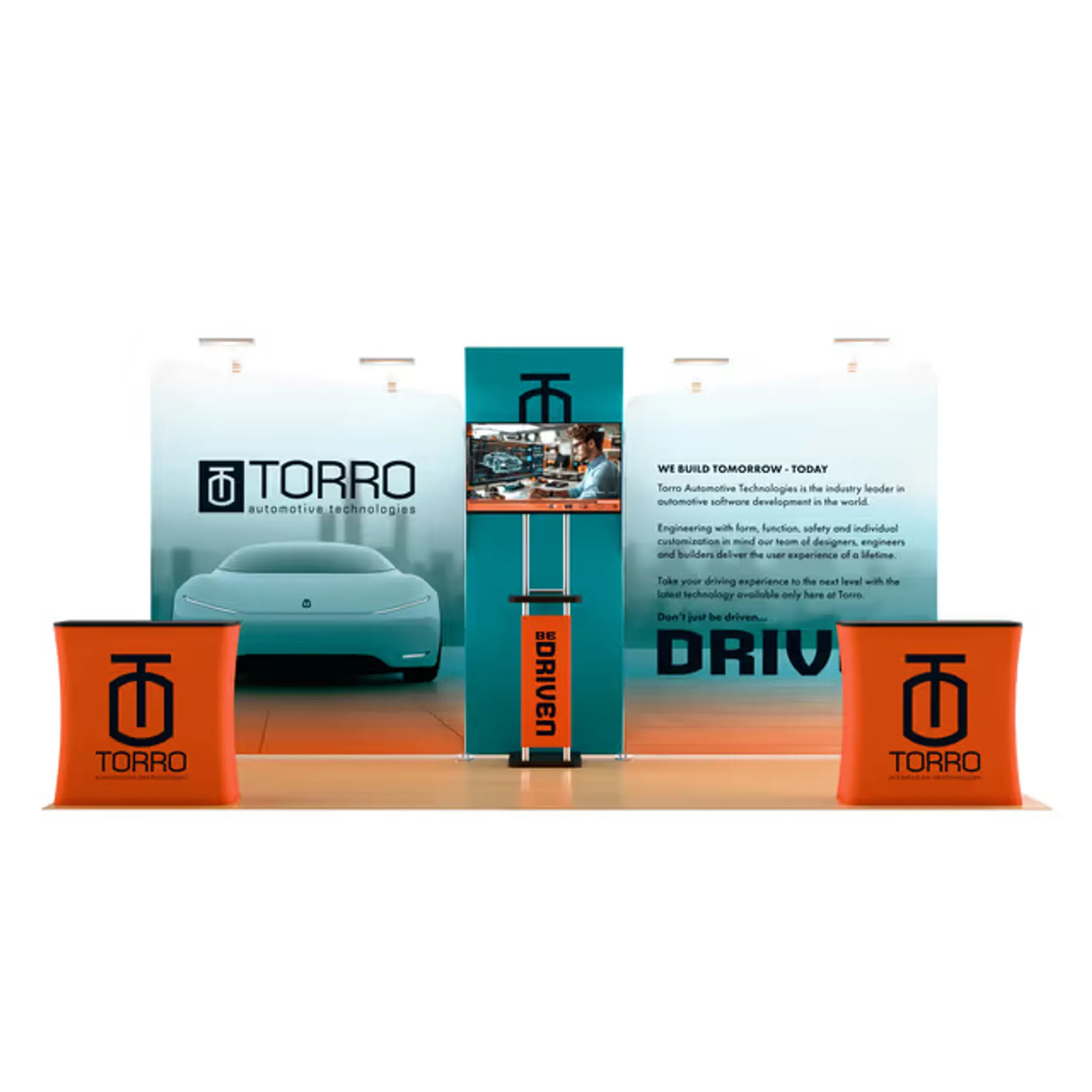 10x20 Inline booth design by Displays2Go