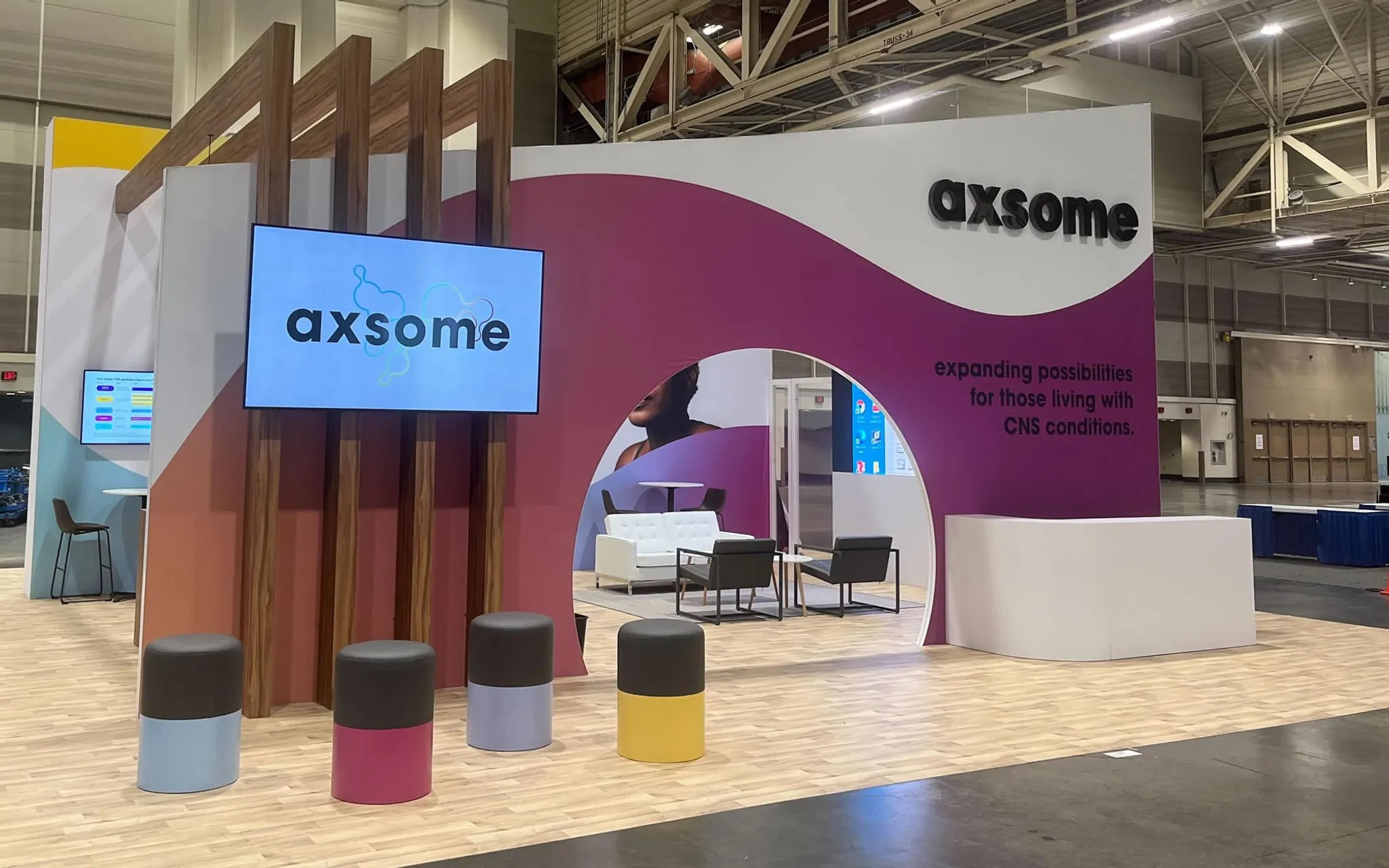 20x30 Island booth design by Foster Display Group