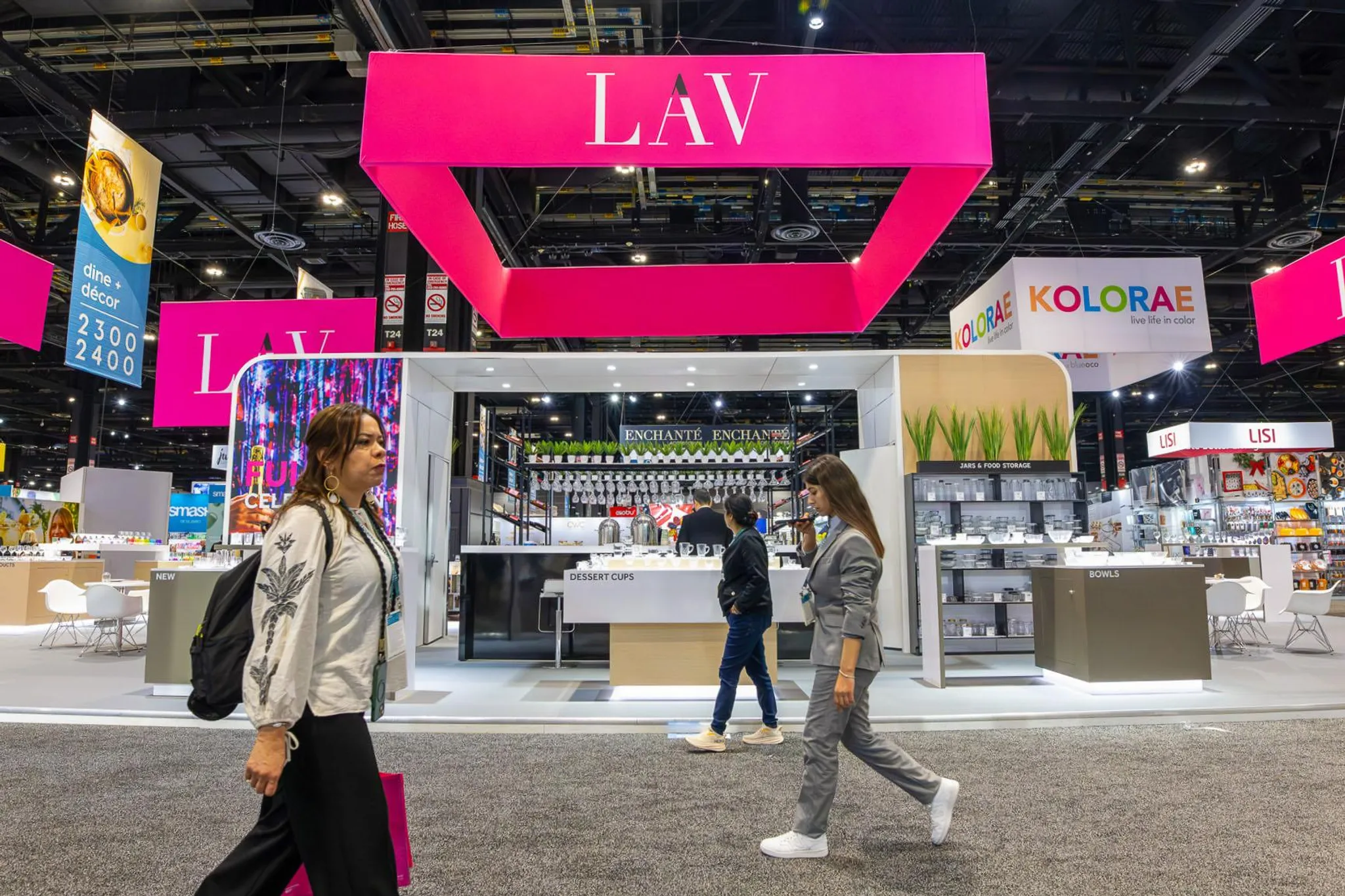 20x20 Island booth design by Freeman