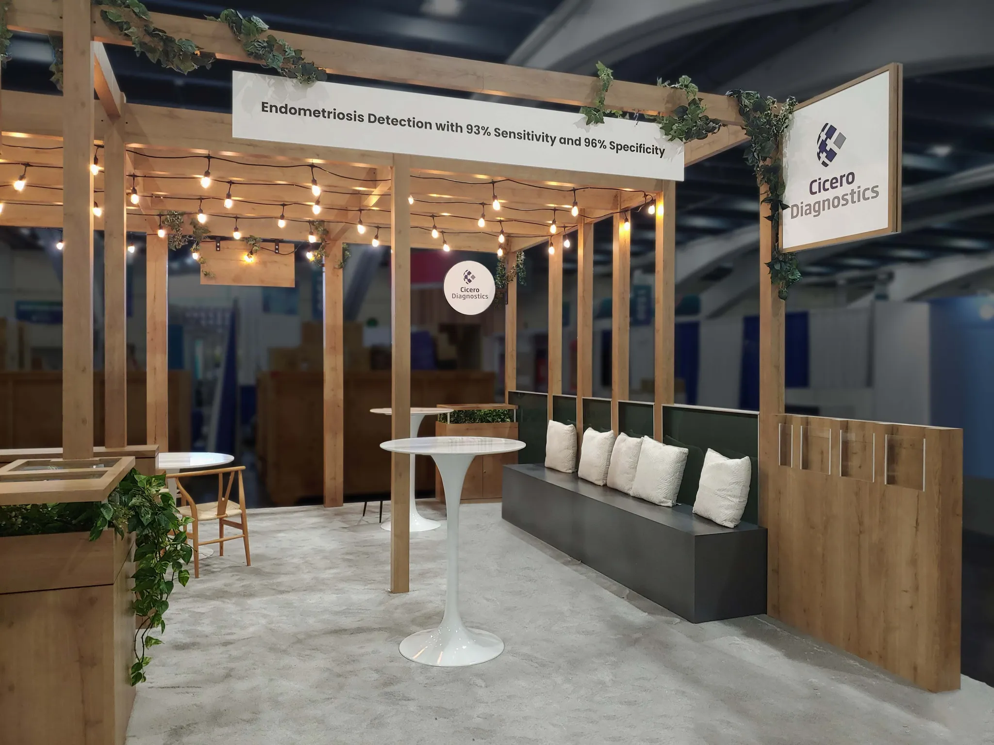 20x20 Island booth design by GreveCo