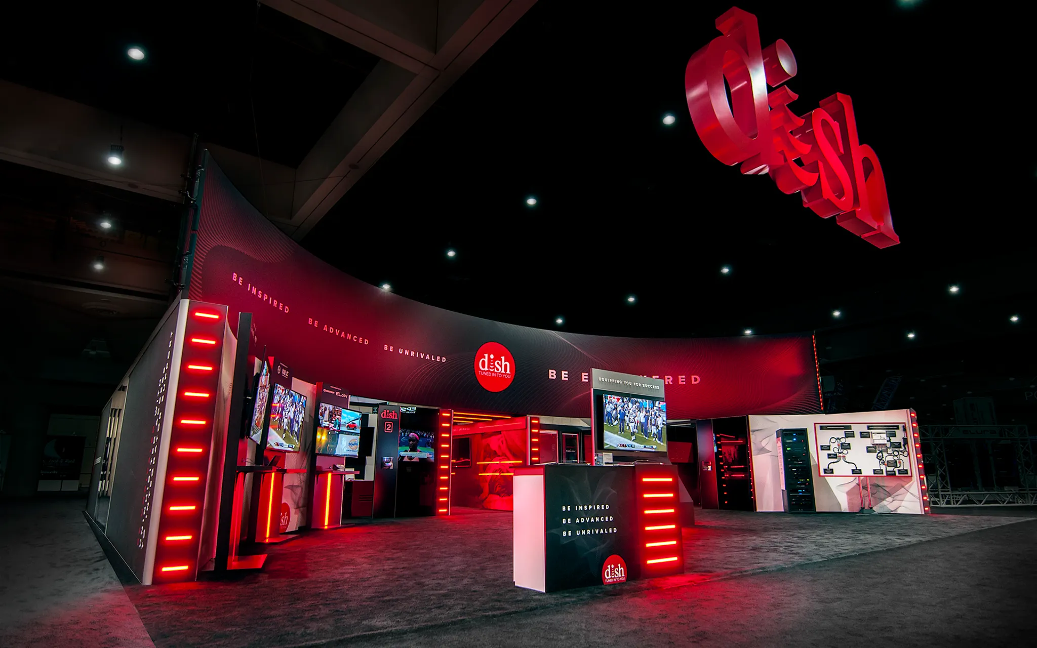 50x50 Island booth design by IGE Group