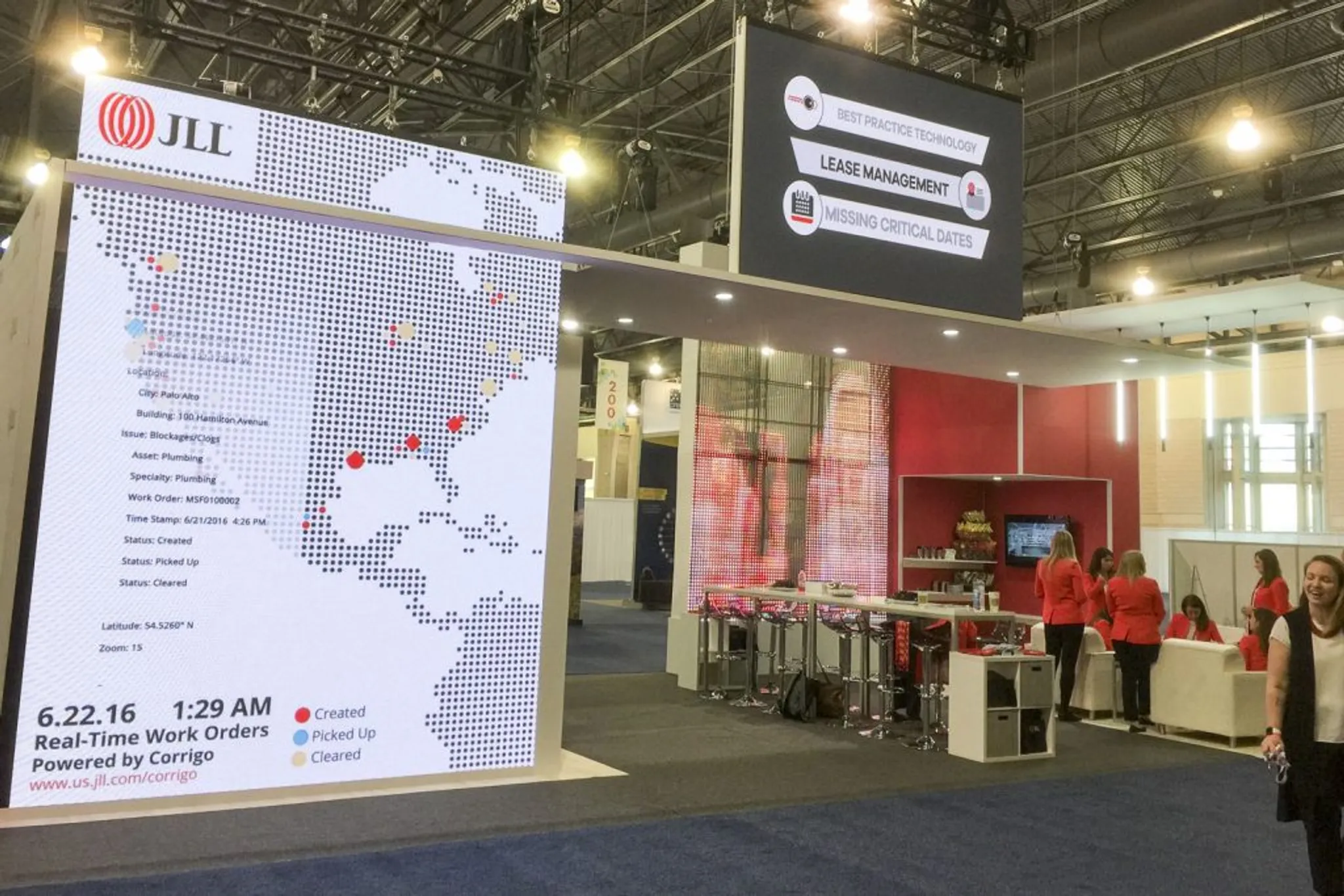 20x40 Island booth design by Multi Image Group (MIG)
