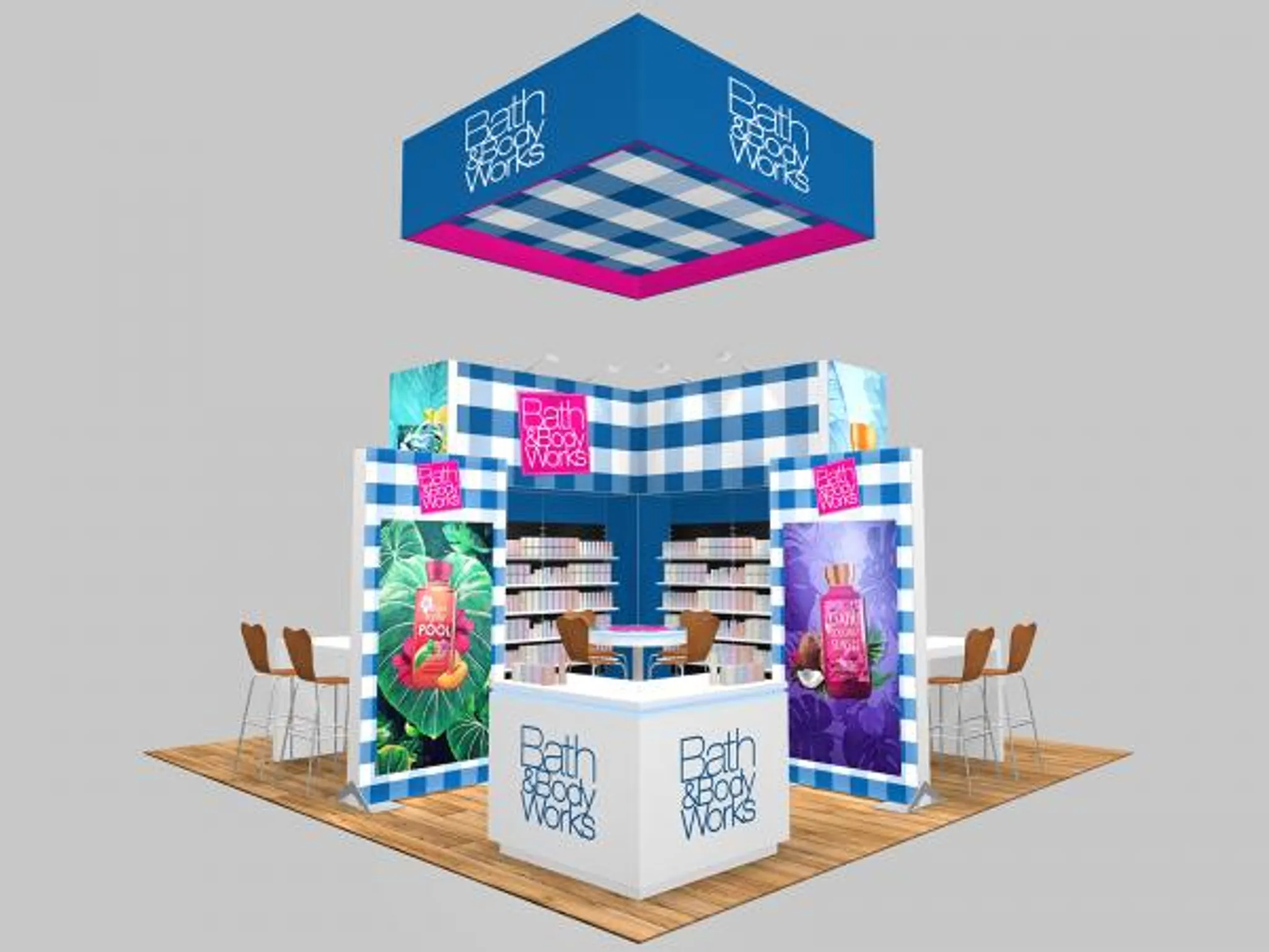 20x20 Island booth design by ProExhibits