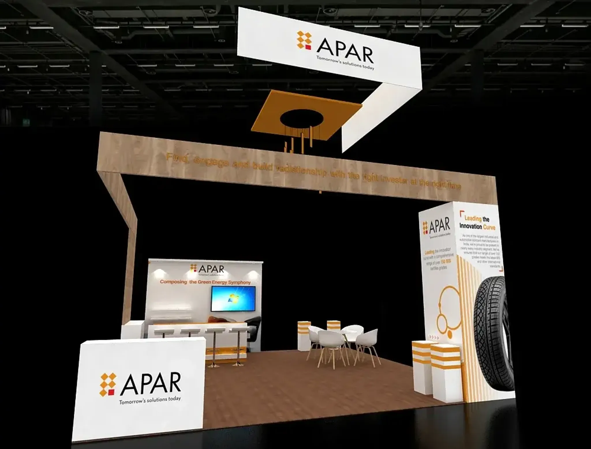 20x20 Îlot booth design by Radon Exhibition