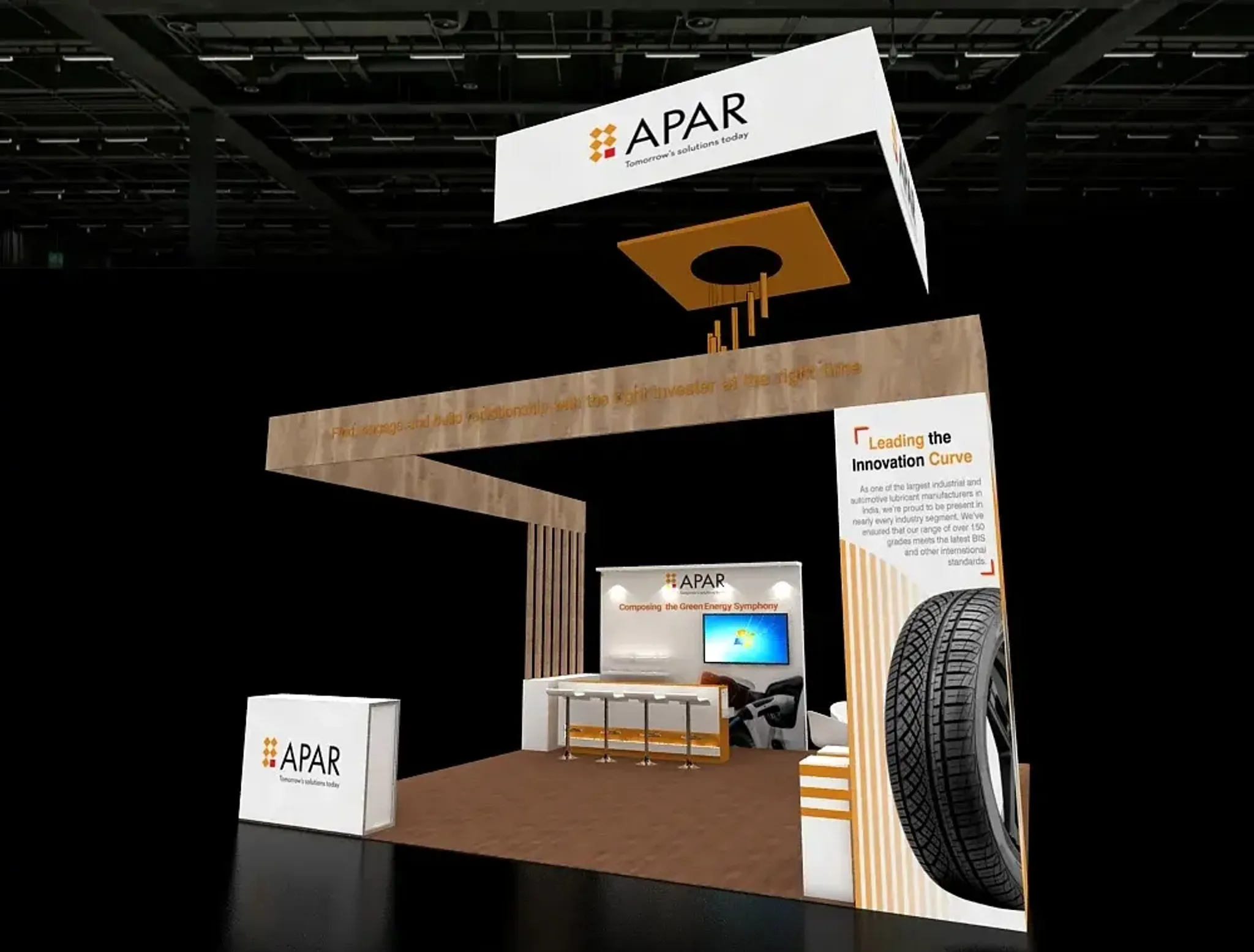 20x20 Îlot booth design by Radon Exhibition