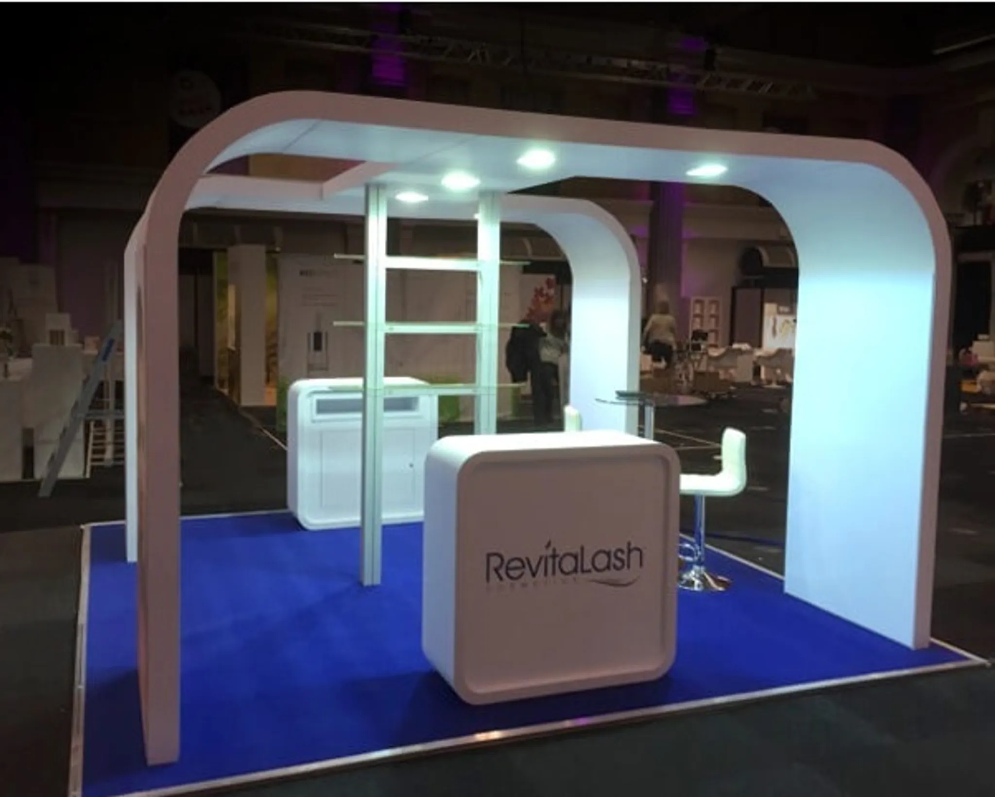 10x20 Lineal booth design by The Exhibit Company