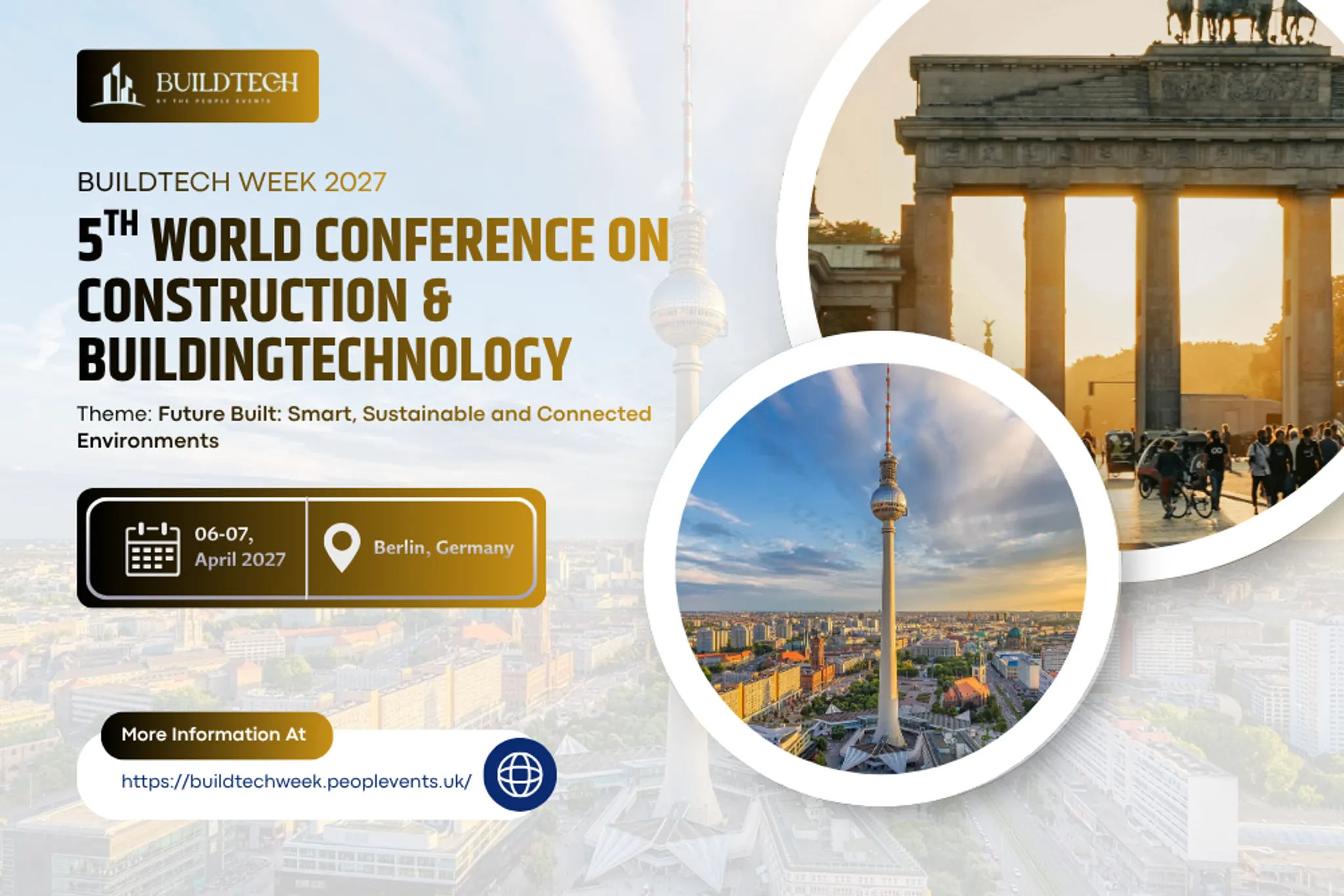BuildTech Week 2027: 5th World Conference on Construction & Building Technology