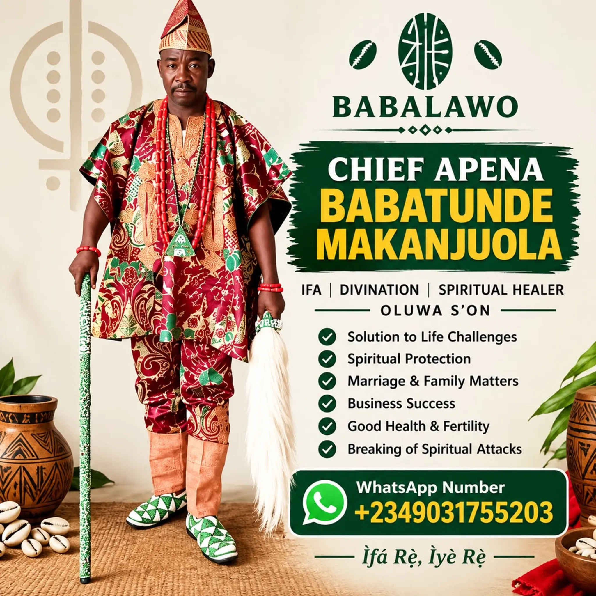 The best powerful spiritual traditional herbalist and native doctor in nigeria