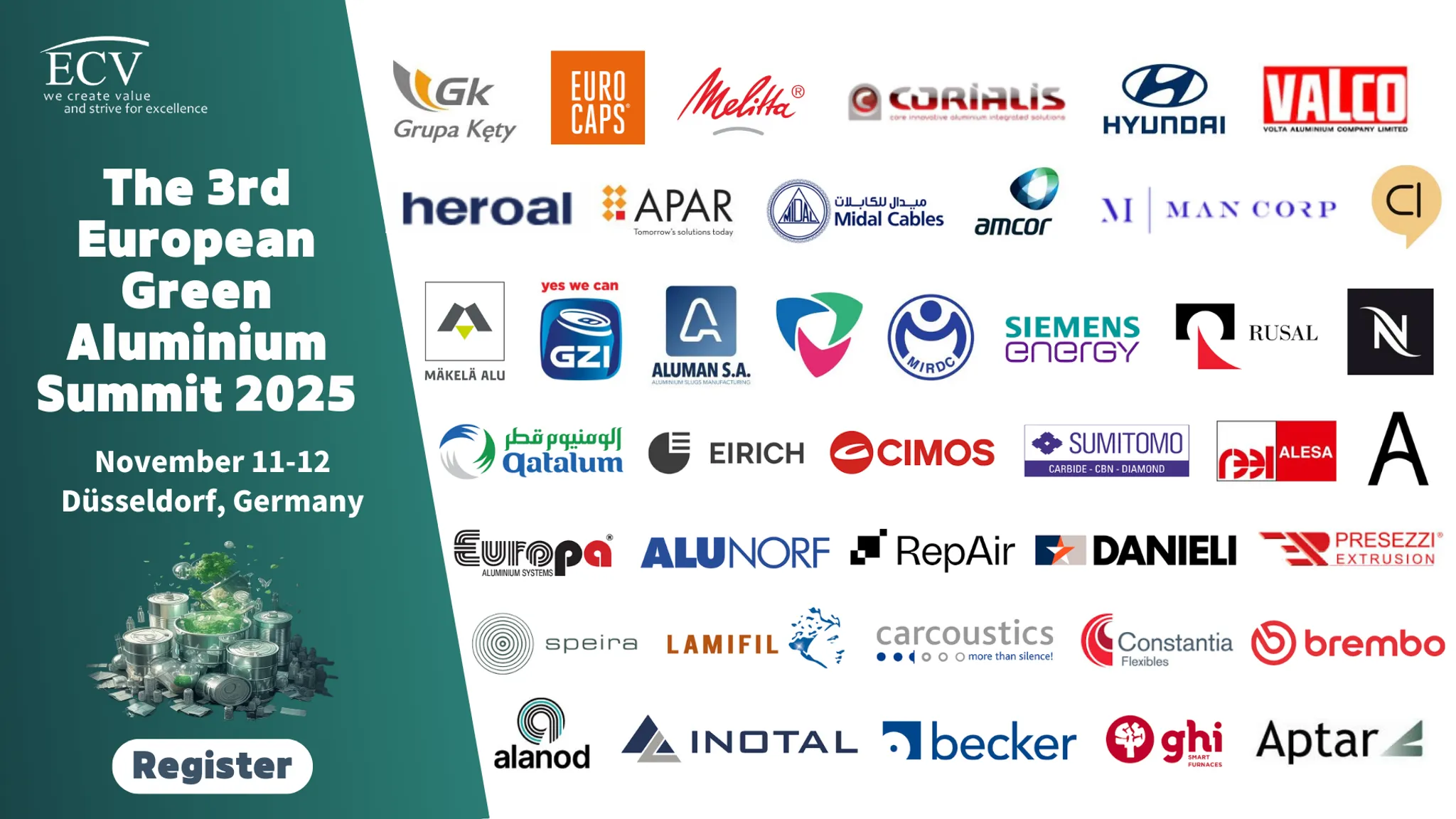 The 3rd European Green Aluminium Summit 2025