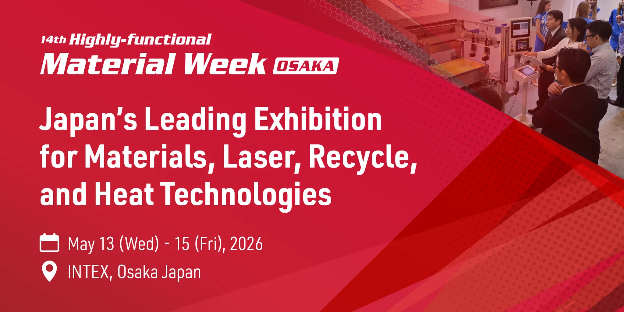 14th Highly-functional Material Week OSAKA 2026