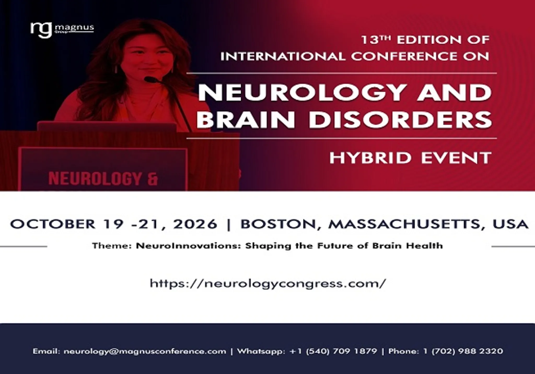 13th Edition of International Conference on Neurology and Brain Disord 2026