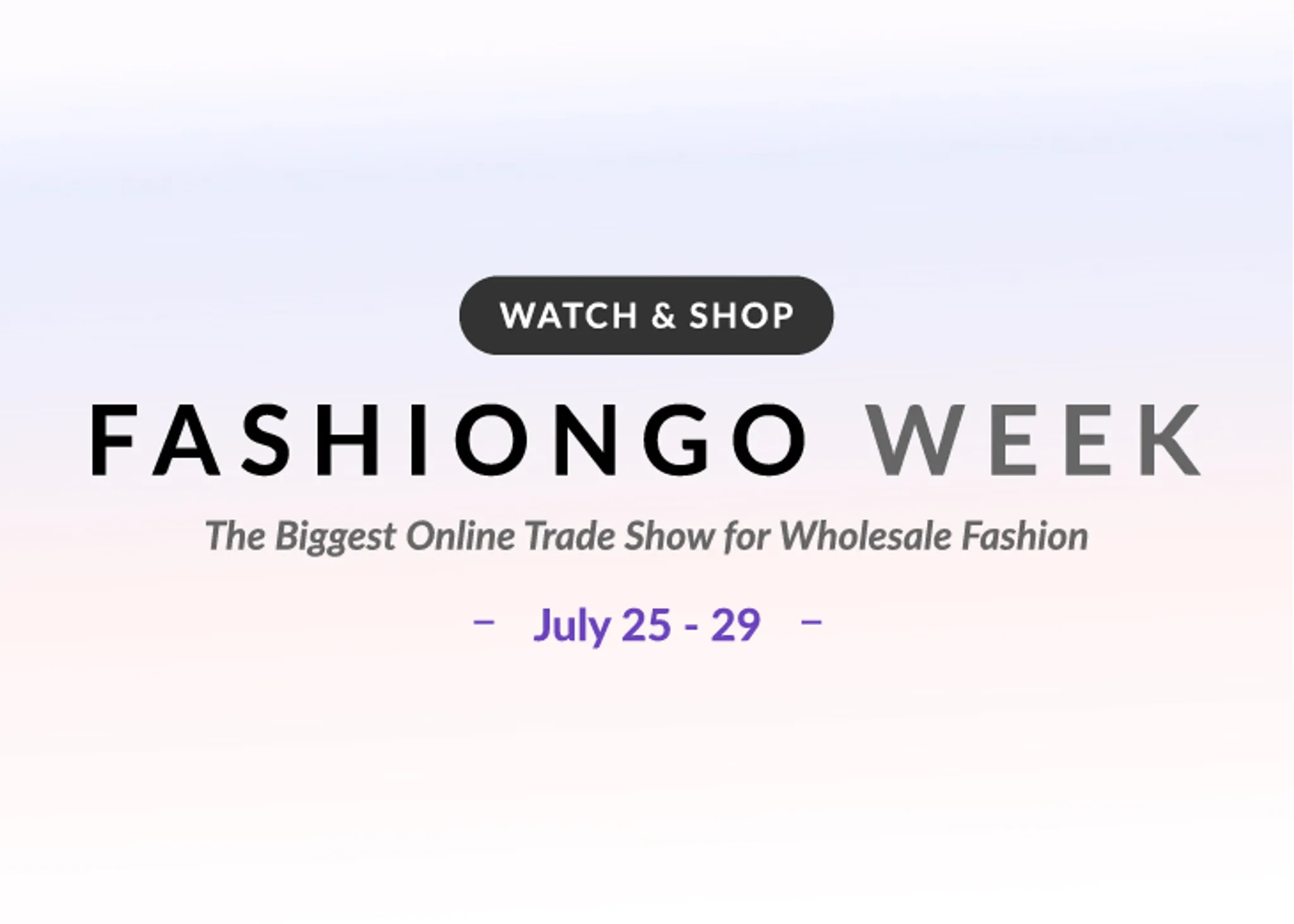 FashionGo Week