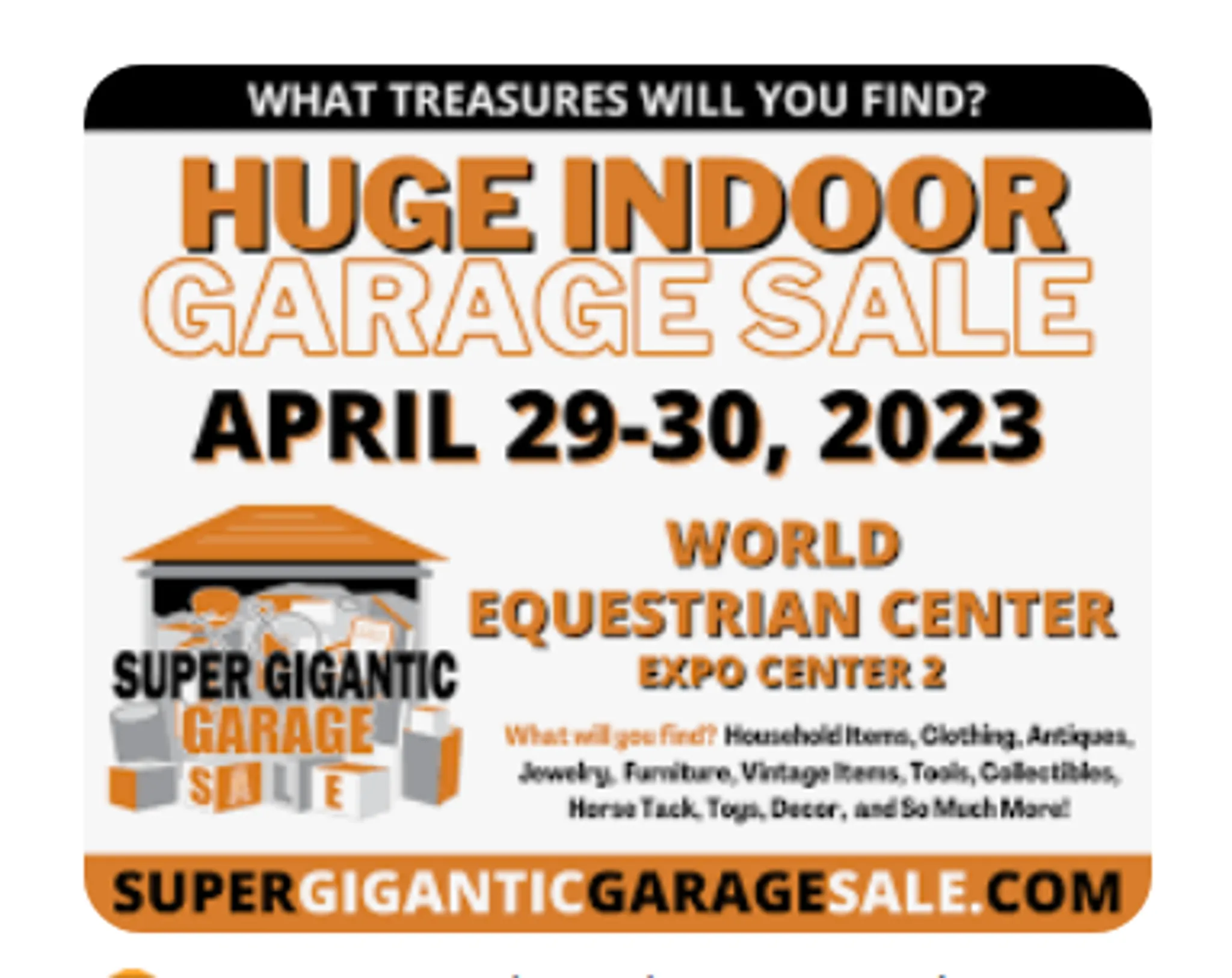 Super Gigantic Indoor Marketplace & Garage Sale