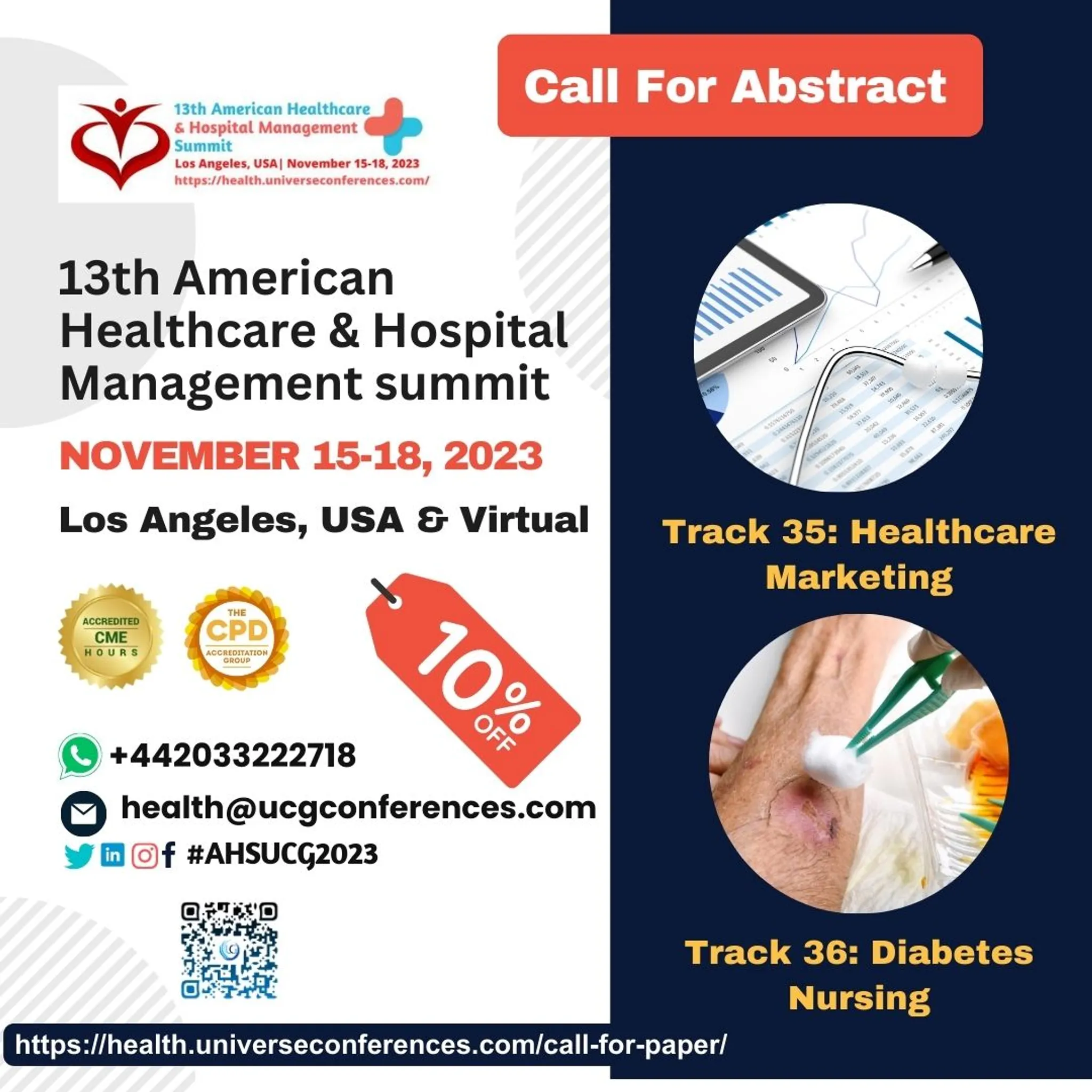 15th American Healthcare, Hospital Management, Nursing, And Patient Safety Summit