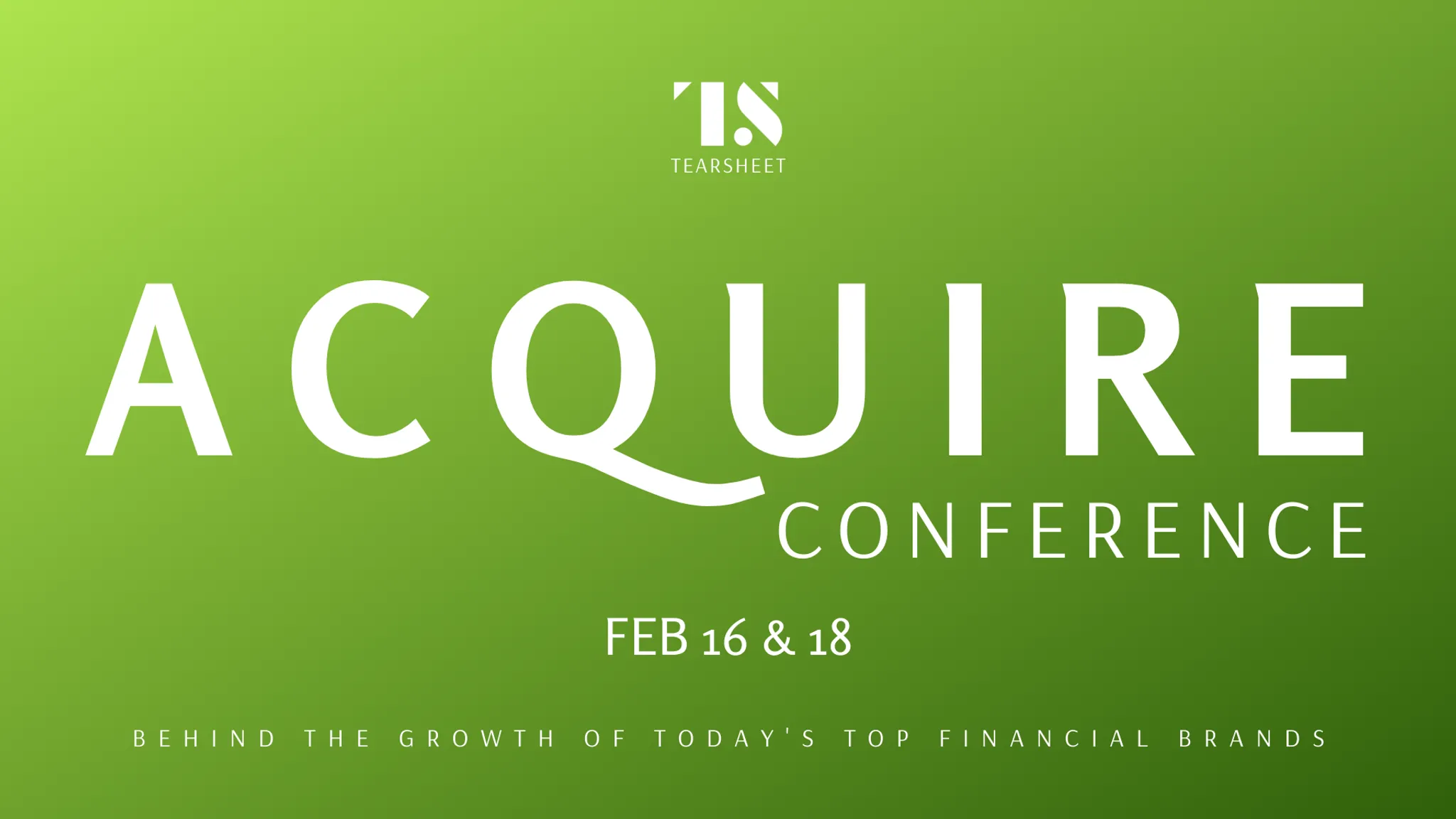 Acquire or Be Acquired Conference